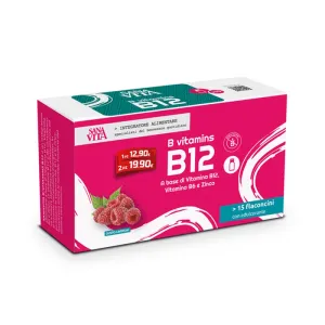  Санавита Витамин B12,B6+Цинк 10 ml флакони*15 с вкус на малина